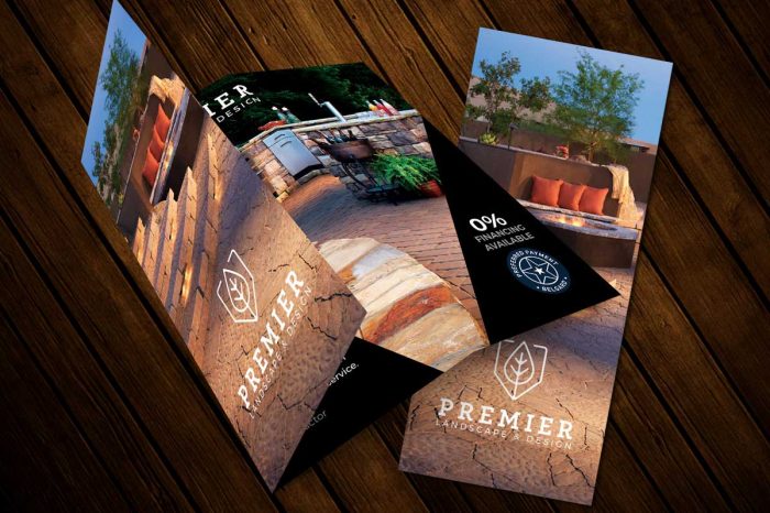 Premier Landscape & Design - Tr-Fold Brochure