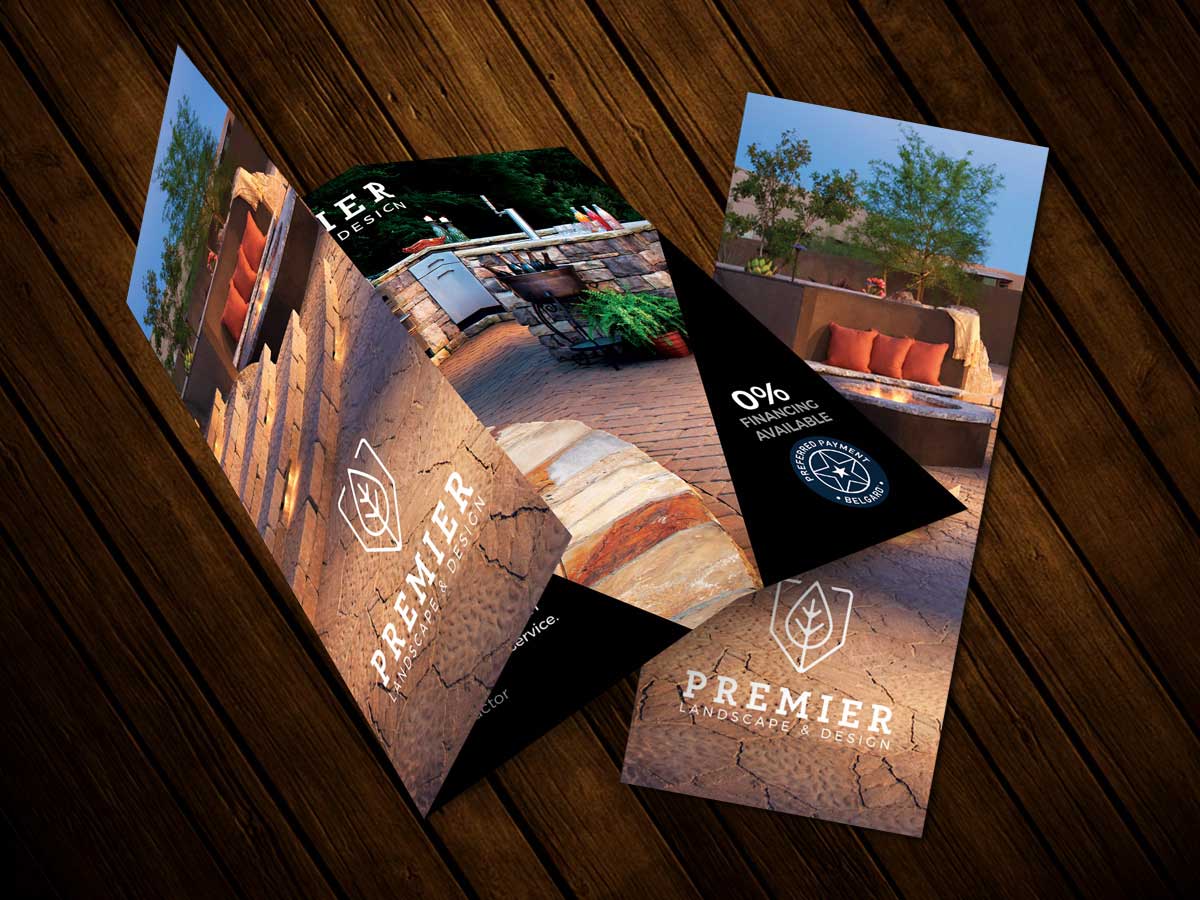 Premier Landscape & Design - Tr-Fold Brochure