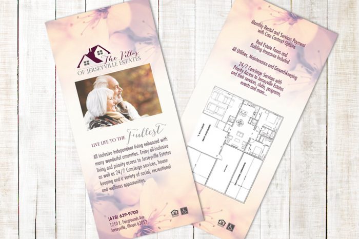 Villas of Jerseyville - Rack Card Design