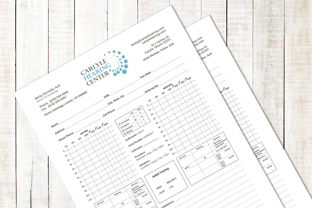 Carlyle Hearing Center - Exam Form Design