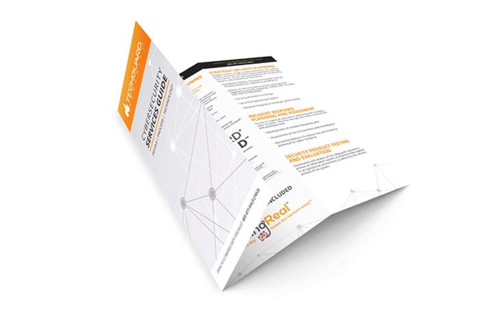 TechGuard Security - Tri-Fold Design